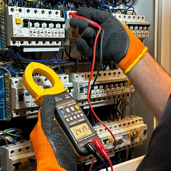 Pomiary instalacji elektrycznej przy rozdzielnicy Warszawa Śródmieście